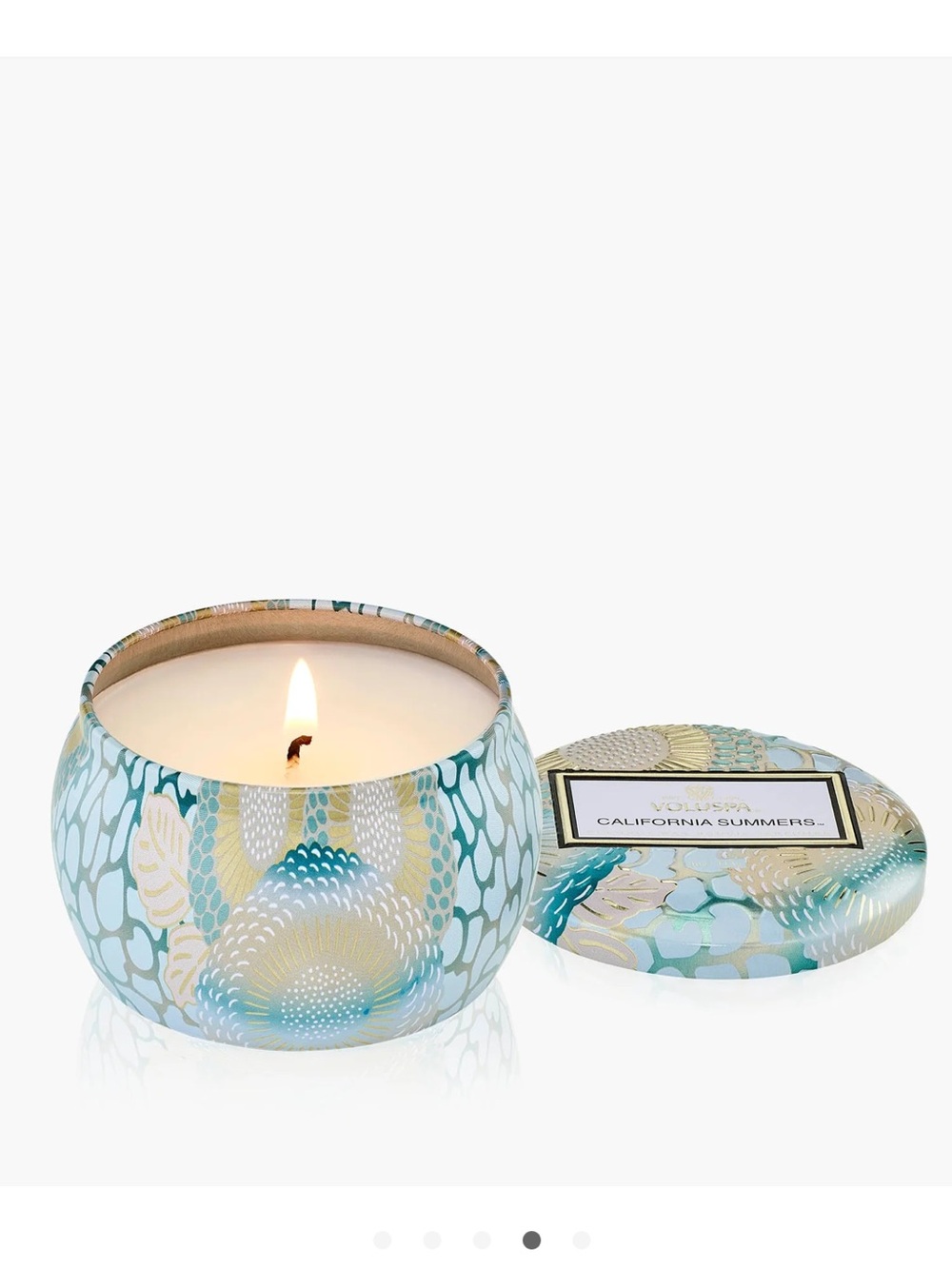 NEW Voluspa California Summers Petite Decorative Candle